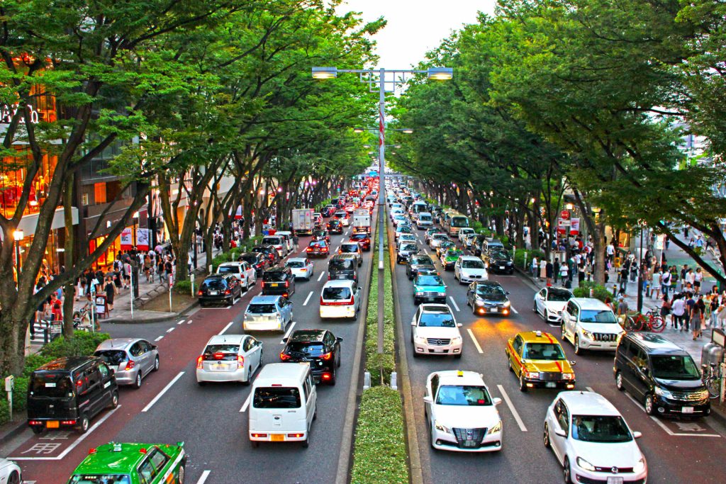 自動車 AI交通量調査